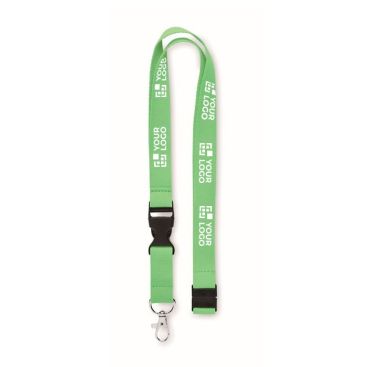 Lanyard en coton avec boucle (20 mm)