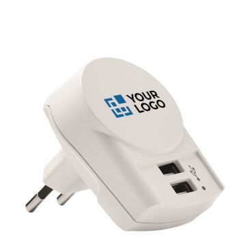 Prise Skross Chargeur européen avec 2 ports USB CHARGER