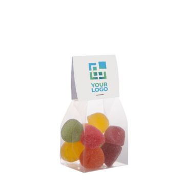 Sachet de bonbons acidulés avec en-tête personnalisé 100g