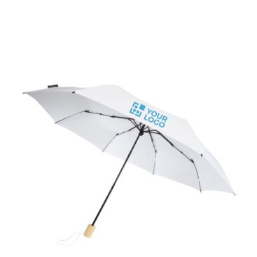 Parapluie manuel 8 panneaux pliable en polyester recyclé Ø96