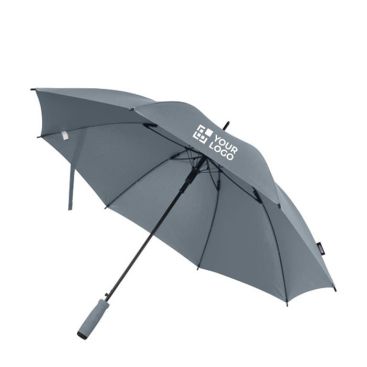 Parapluie automatique en pongé recyclé avec 8 panneaux Ø85