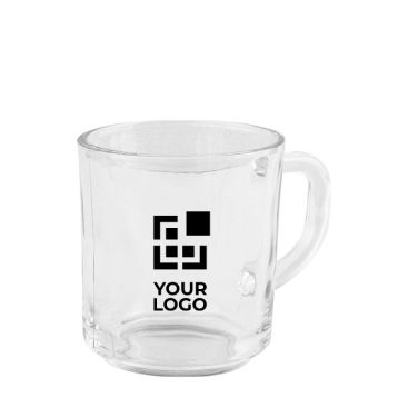 Mug en verre transparent avec anse 160ml