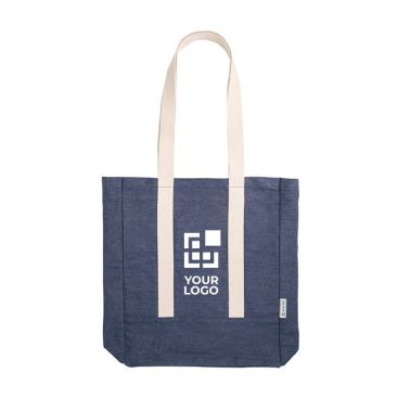 Sac en denim à poche intérieure et anses en coton 300 g/m²