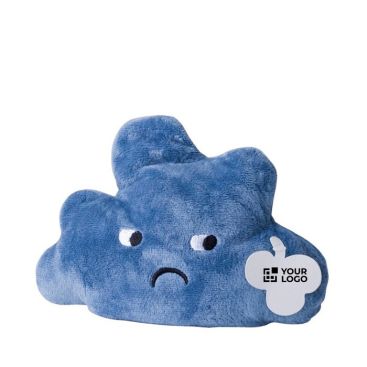 Peluche réversible en forme de nuage avec deux humeurs