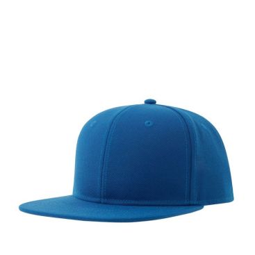 Casquette pour enfant en polyester recyclé avec visière plate 300 g/m2