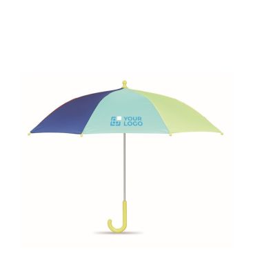 Parapluie enfant avec 8 panneaux aux couleurs de l'arc-en-ciel, Ø46cm