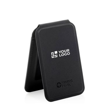 Portefeuille magnétique pour téléphone en simili cuir avec support