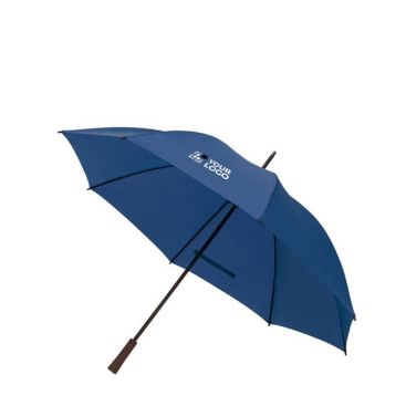 Parapluie polyester 190T, manche en bois et ouverture manuelle Ø127 cm