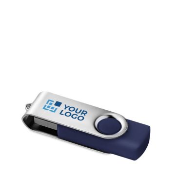 Clé USB sérigraphiée exclusive 3.0 avec corps caoutchouc Techmate 3.0