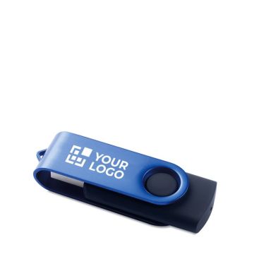 USB avec clip de couleur et corps en caoutchouc Colorclip