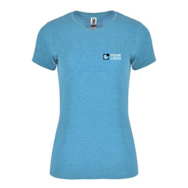 T-shirt chiné en coton et polyester pour femme 150 g/m² Roly 