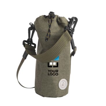 Petit sac isotherme pour transporter des bouteilles ou canettes avec zone d'impression