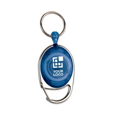 Porte-badge plusieurs couleurs avec clip réglable et cordon de 60 cm avec zone d'impression