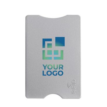 Porte-cartes rigide en plusieurs couleurs avec protection RFID avec zone d'impression