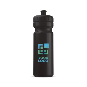 Gourde de sport en plastique sans BPA et 100% anti-fuite 750ml avec zone d'impression