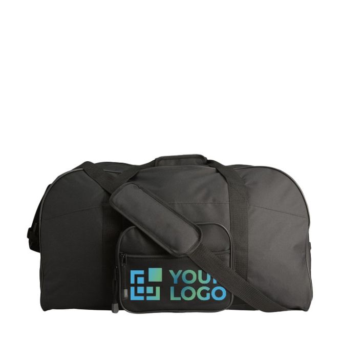 Sac de sport personnalisé publicité couleur  noir