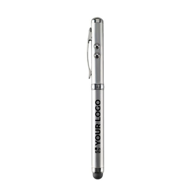 Stylo publicitaire avec pointeur laser et tactile couleur  noir