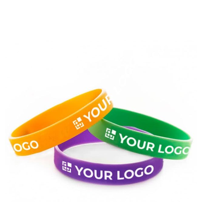 Bracelet en silicone personnalisé avec logo