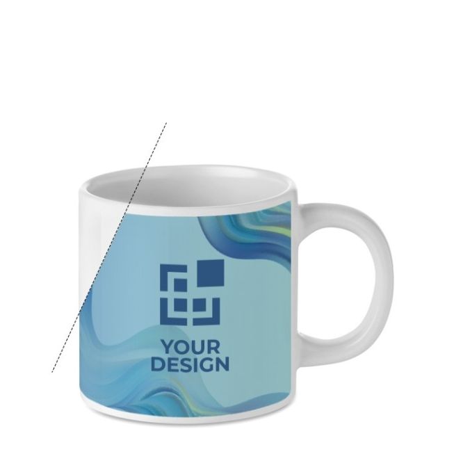 Petit mug pour sublimation 200ml avec zone d'impression