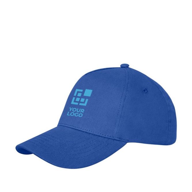 Goodies casquettes personnalisables vue avec zone d'impression