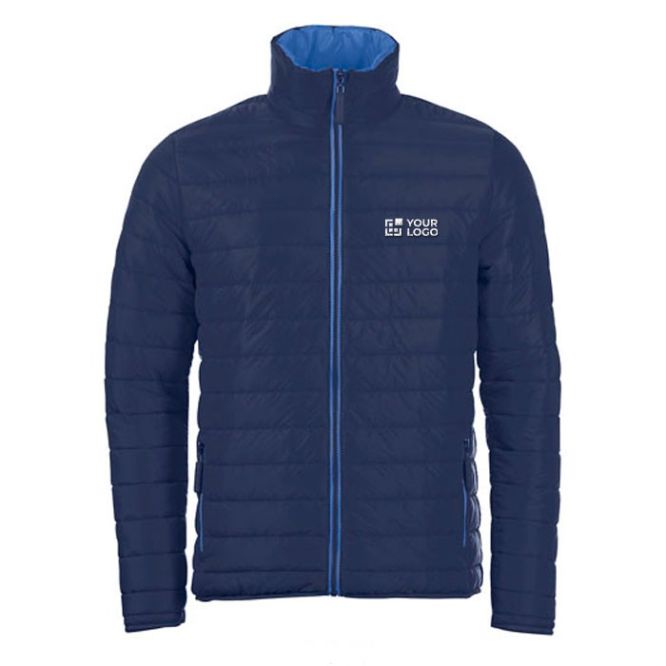 Veste chaude pour cadeaux personnalisés couleur bleu foncé