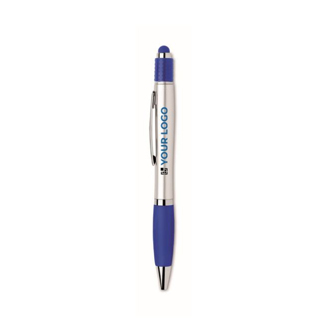 Stylo avec extrémité fonction anti-stress, encre bleue