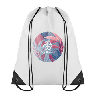 Sac à dos cordon personnalisable avec zone d'impression
