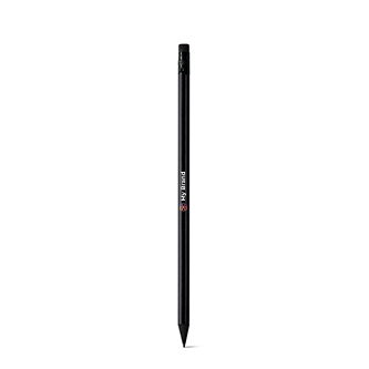Stylo noir personnalisé avec le logo couleur noir