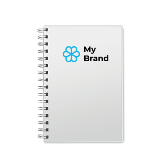 Carnets personnalisés recyclés A5 avec des pages lignées Colors RPET