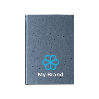 Carnet de notes durable à couverture rigide avec zone d'impression