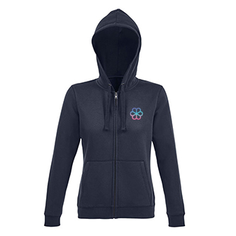 Veste zippée en coton et polyester 280 g/m2 SOL'S Spike