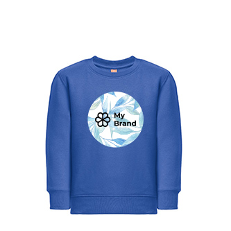 Sweat-shirt coton/polyester recyclé 300 g/m2 THC DELTA KIDS