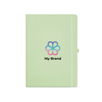 Carnet A4 ligné à couverture rigide en papier recyclé